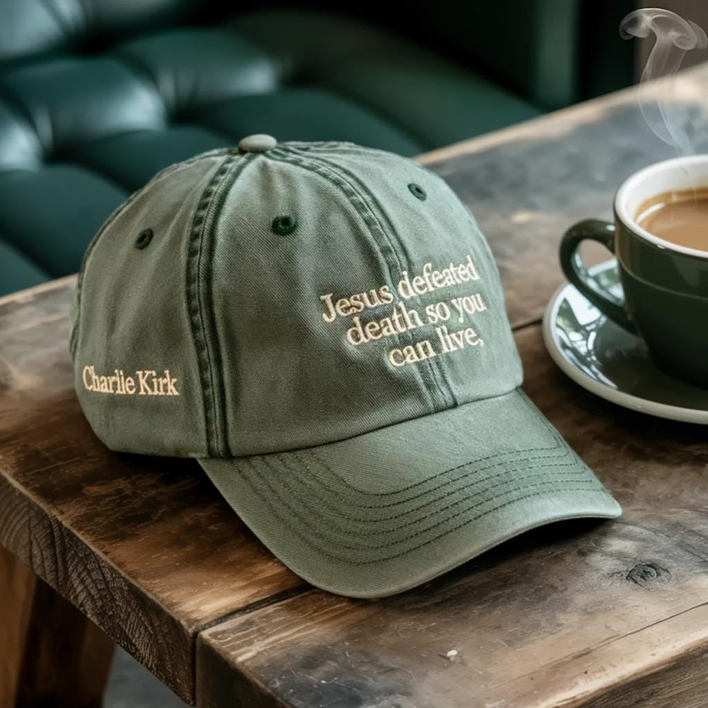 Jesus Defeated Death So You Can Live Embroidered Hat, Christian Quote Hat, Faith Based Embroidered Hat, Christian Hat LAFH24